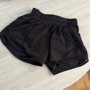 Lululemon black shorts size 0